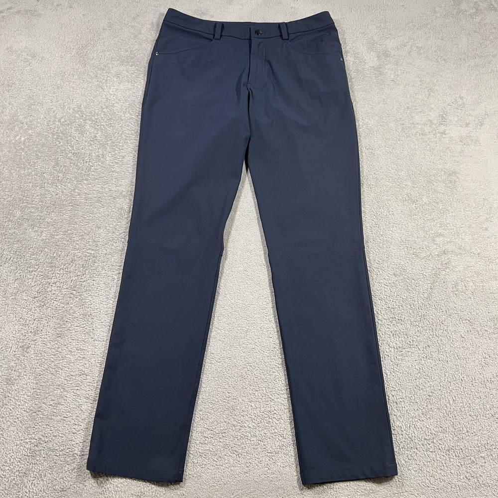 Lululemon Pants Mens 34x33 Blue Chino Preppy Straight Stretch